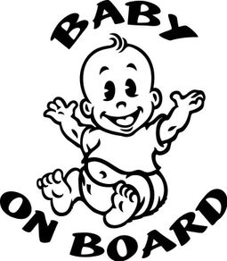 Baby On board Car Decal sticker