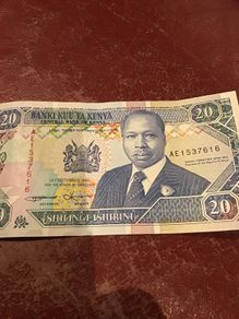 Banknote Kenya 20 Shillingi