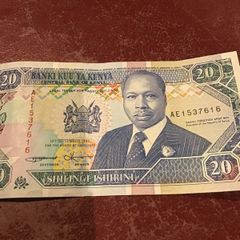 Banknote Kenya 20 Shillingi