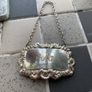 retro port decanter label silver plated Image 2