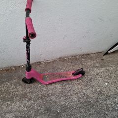 Pink scooter
