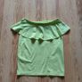 Light yellow - green  ruffle Skirt, size 8 Image 2