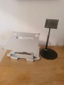 laptop and phone holder