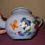 Disneyland Paris blue French Enamel Teapot Minnie Mouse exclusive Paris Image 2