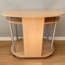 Compact Mobile Computer Desk with Keyboard Tray & Monitor Shelf Image 5
