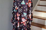 Shein black Xmas dress, Size 5XL / UK26