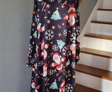 Shein black Xmas dress, Size 5XL / UK26