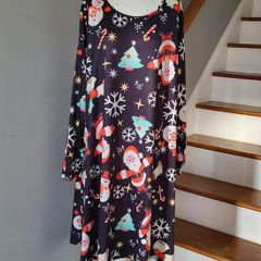 Shein black Xmas dress, Size 5XL / UK26