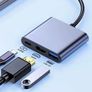 3 Port USB C Hub HDMI USB 3.0 Charging Adapter Image 2