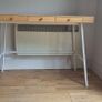 IKEA desk with bamboo top Image 6