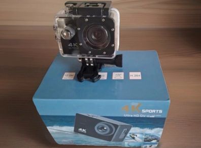 New 4K Action Camera Waterproof with Remote Control and Accessories