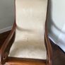 Pair of solid wood  armchairs Image 2