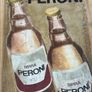 Peroni Italian Beer Vintage Sign Image 2
