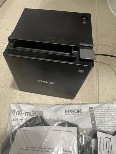 Epson printer TM-m30II, USB, Bluetooth, Ethernet, ePOS, black