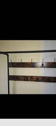 hall stand, coat rack with bench