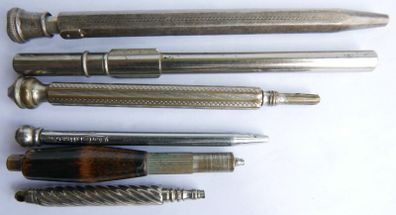 Vintage Mechanical Pencils And Lead Holder