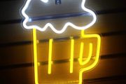 Beer Shaped Neon Sign USB Operated (14.2inch x1 2.2inch)
