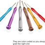 6pc Magnetic Micro Precision Screwdriver Set - Mini Flat & Phillips Heads for Glasses, Watch, iPhone & Electronics Repair (CR-V Steel) Image 6
