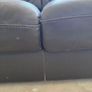 Brown leather sofa Image 3
