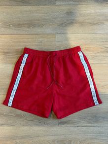 Vibrant Red Calvin Klein Swim Shorts