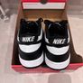 Black/White Nike Dunks UK 5 Image 3