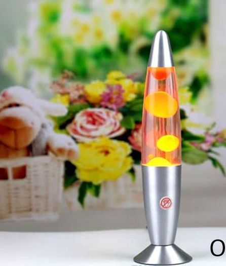 Brand New Amazing Metal Base Jelly-Fish Lighting Wax Volcano Lava Lamp.