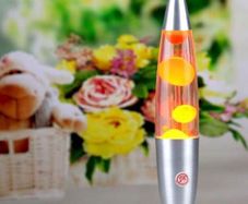 Brand New Amazing Metal Base Jelly-Fish Lighting Wax Volcano Lava Lamp.