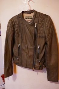 Closed Ladies light lamb leather jacket