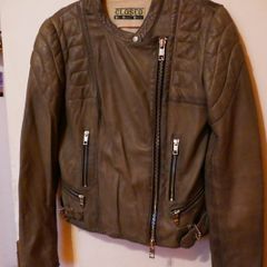 Closed Ladies light lamb leather jacket