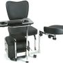 Manicure Pedicure Nail Station Beauty Chair Stool Table Spa Drawers Black Image 2