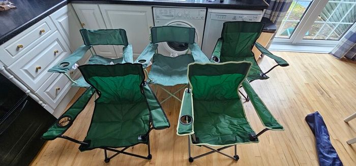 Five Camping Chairs