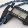 Vintage Tiny Blue Eyes Glass Beads Necklace Image 5
