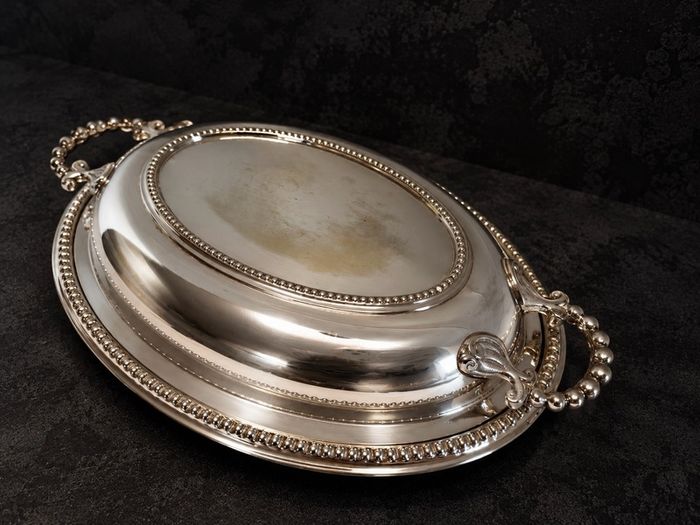Silver-Plated Covered Serving Dish