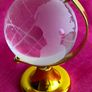 Glass globe paper weight x2 one gold & silver Image 4