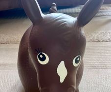Big Steps Inflatable Jumping Horse 3+