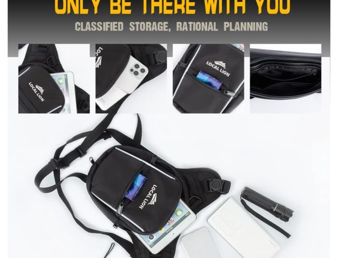Motorcycle Leg Bag Drop Leg Bag Hiking Waist Pack Thigh Bags Cycling Riding Running Daypacks for Men Women