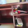 Computer desk -Mahogany wood. Image 5