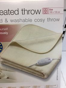 Heated Throw Blanket 180 cm x 130 cm
