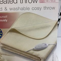 Heated Throw Blanket 180 cm x 130 cm