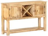 Sideboard 120x30x76 cm Rough Mango Wood