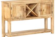 Sideboard 120x30x76 cm Rough Mango Wood