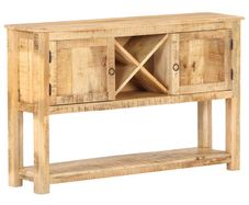Sideboard 120x30x76 cm Rough Mango Wood