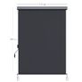 Vertical awning 1.6 x 2.5 m beige or grey Image 5