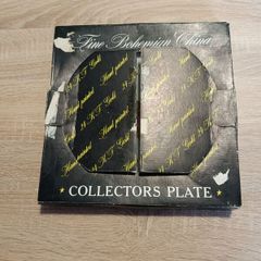 Vintage Bohemian Porcelain Collectors Plate Good Luck