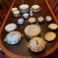 vintage dinner service