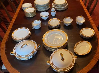 vintage dinner service