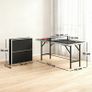Mini Foldable Ping Pong Table with Net, 2 Paddles & 3 Balls fo Image 2