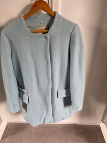 Zara (Traufalic) baby blue wool coat