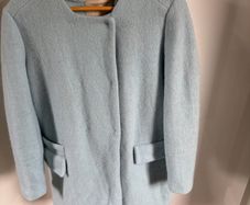Zara (Traufalic) baby blue wool coat