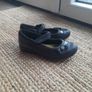 Clarks black leather shoes size 13.5 E Image 5